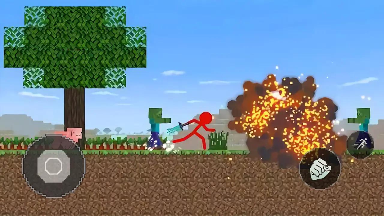 像素火柴人沙盒 像素火柴人沙盒