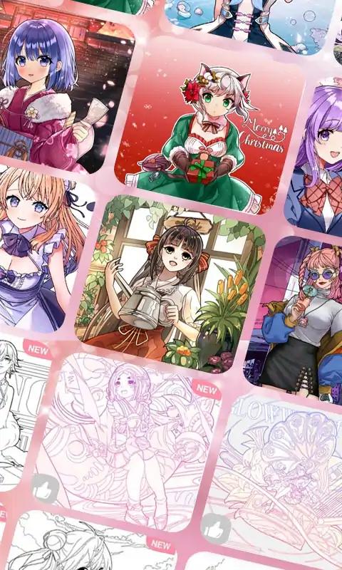 公主梦幻涂色 公主梦幻涂色