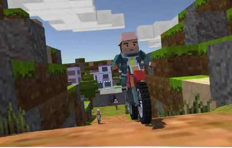 像素方块摩托车2017