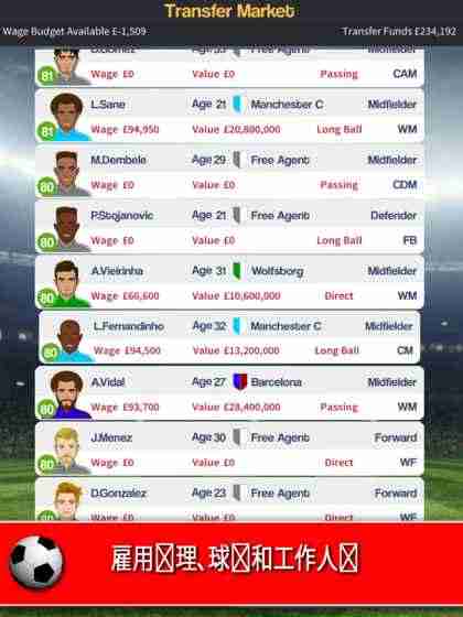 足球俱乐部经理 足球俱乐部经理