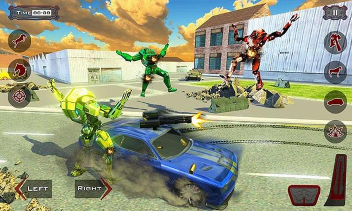 美国警方变换机器人汽车警匪野马 美国警方变换机器人汽车警匪野马