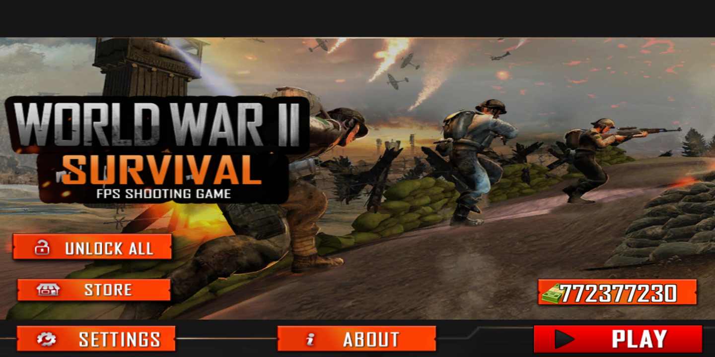 第二次世界大战：FPS射击游戏 