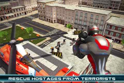 超级英雄飞行机器人 超级英雄飞行机器人