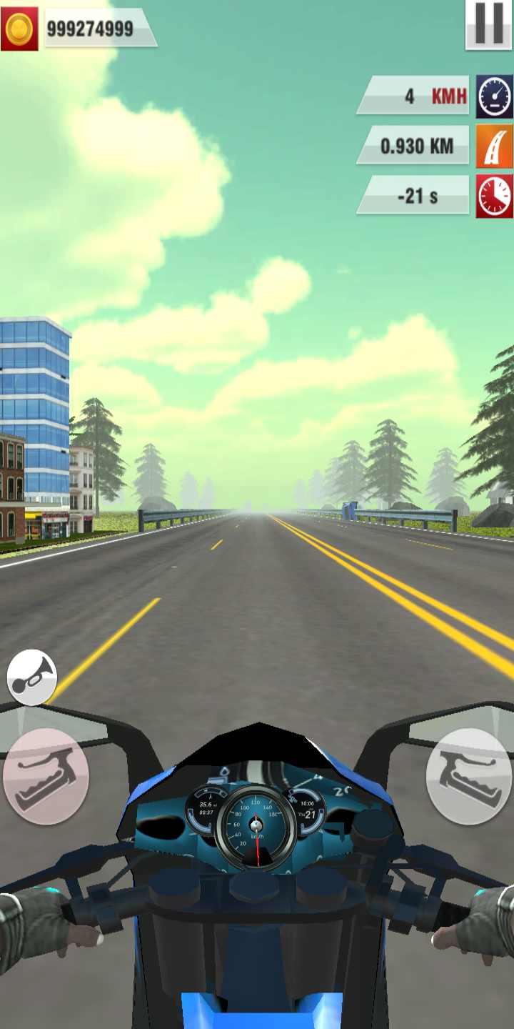 摩托车交通赛车