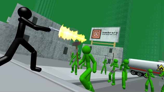 火柴人僵尸射击 火柴人僵尸射击
