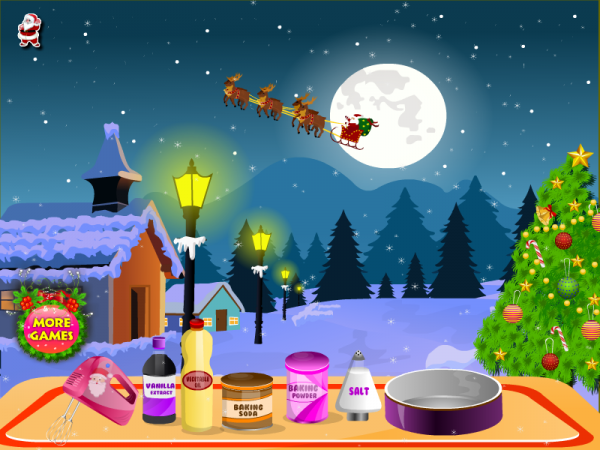 圣诞蛋糕的女孩游戏 圣诞蛋糕的女孩游戏