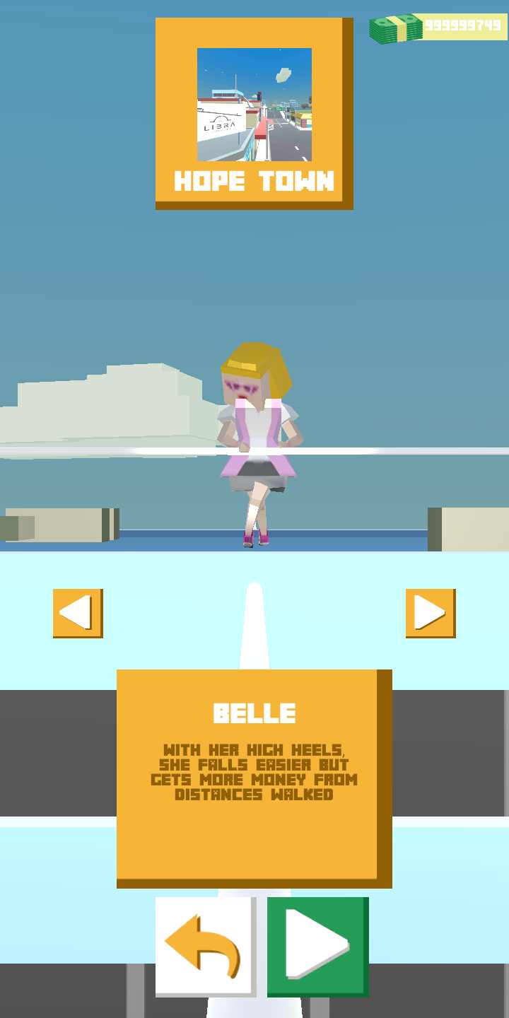 行走，不要跌倒！