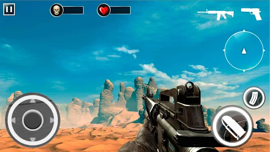 沙漠危险的黑色行动