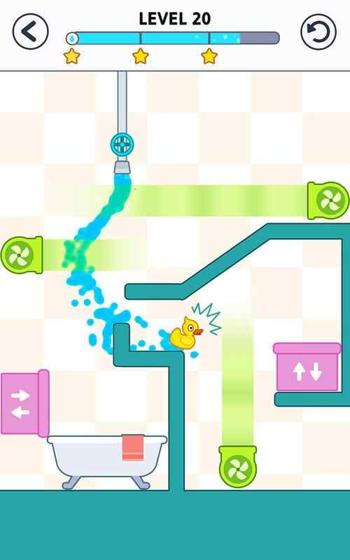 把这鸭子冲下去