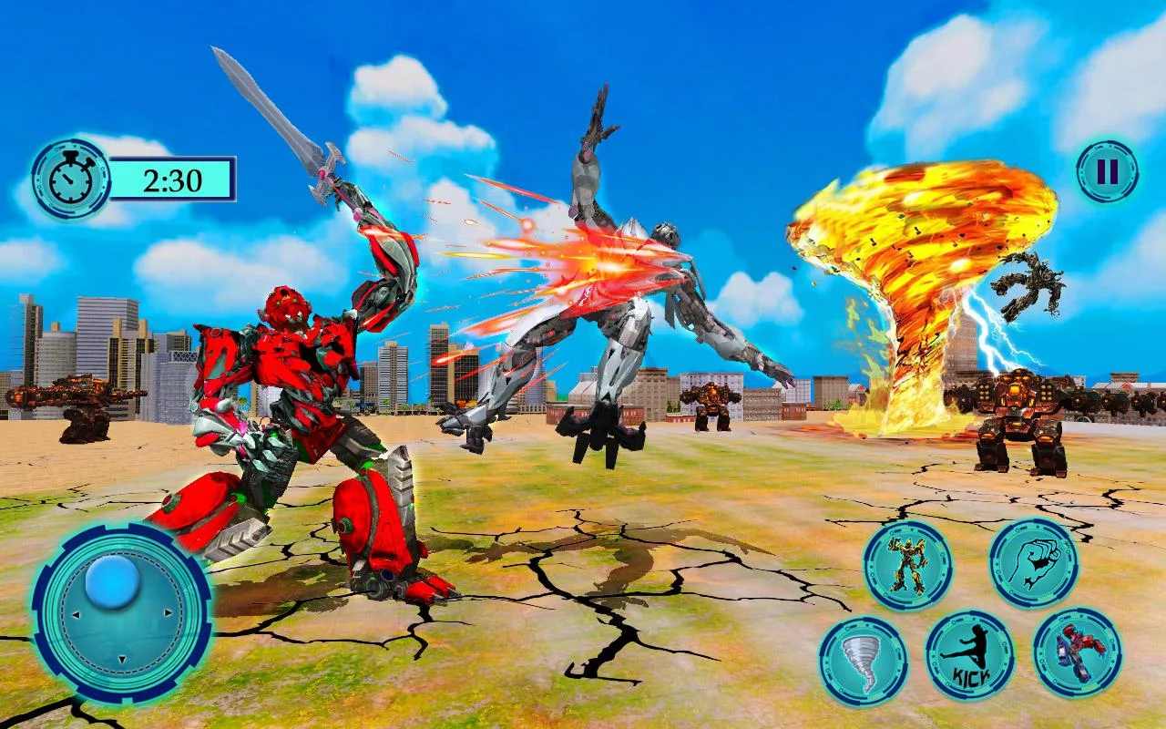 龙卷风机器人城市救援