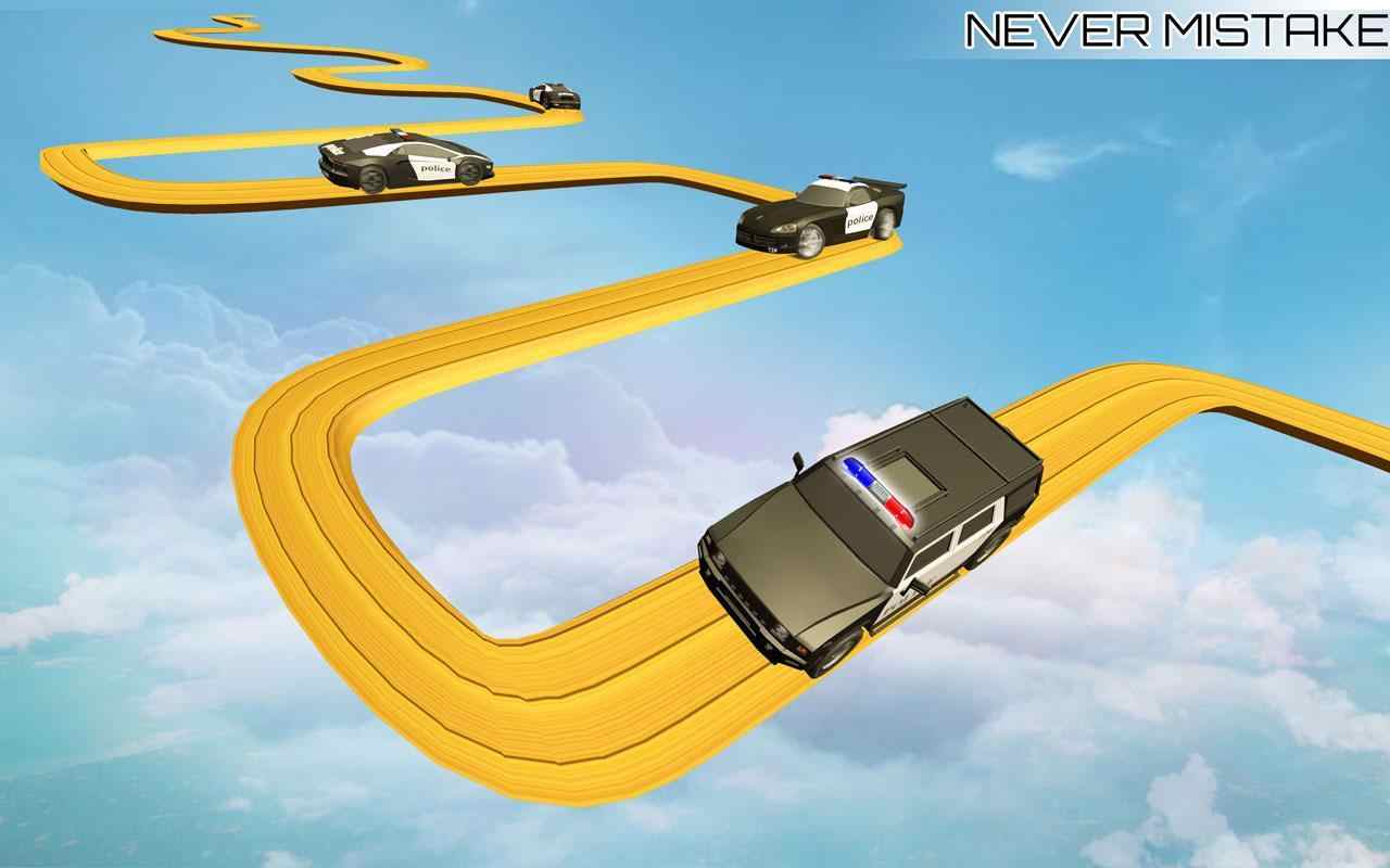 警察吉普车特技 警察吉普车特技