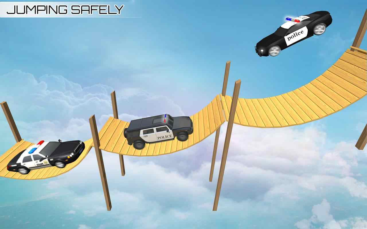 警察吉普车特技 警察吉普车特技