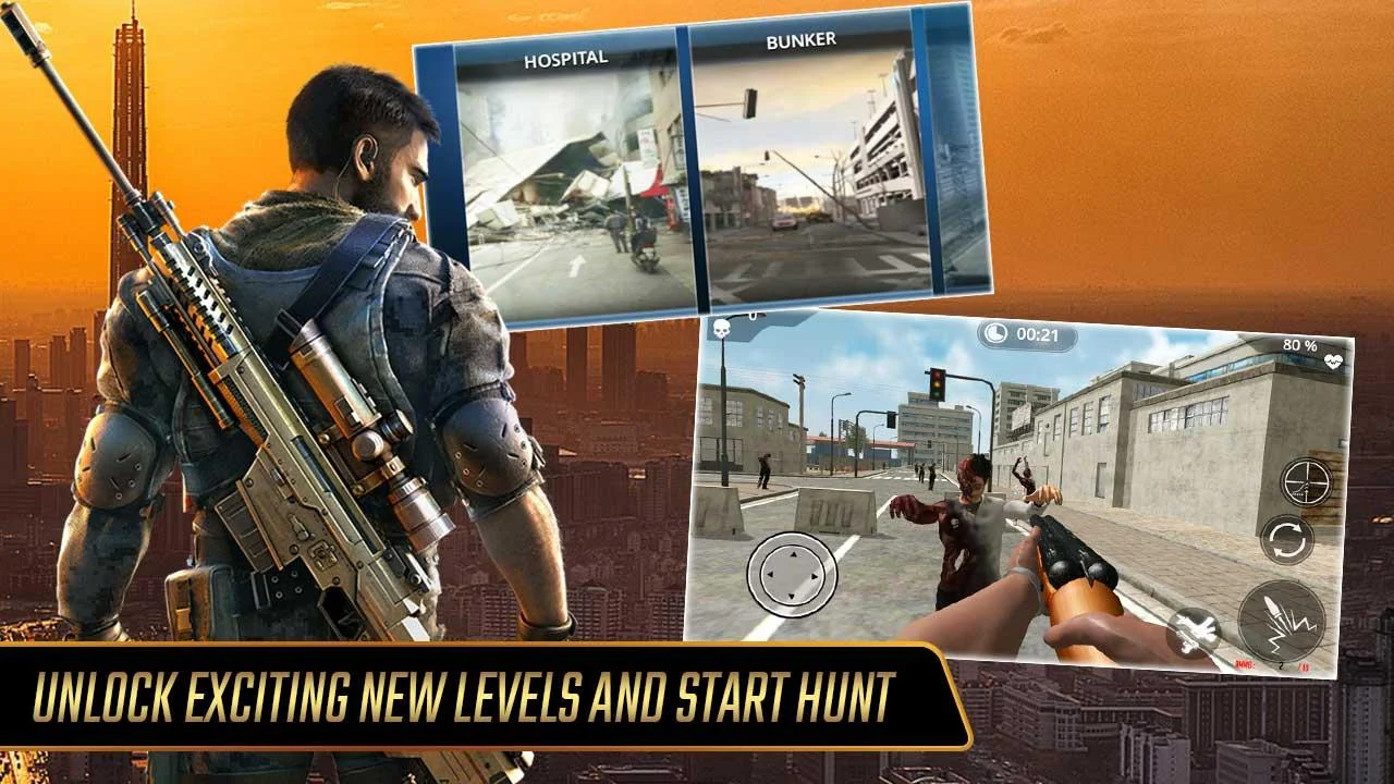 狙击手3D杀手:僵尸猎人 狙击手3D杀手:僵尸猎人