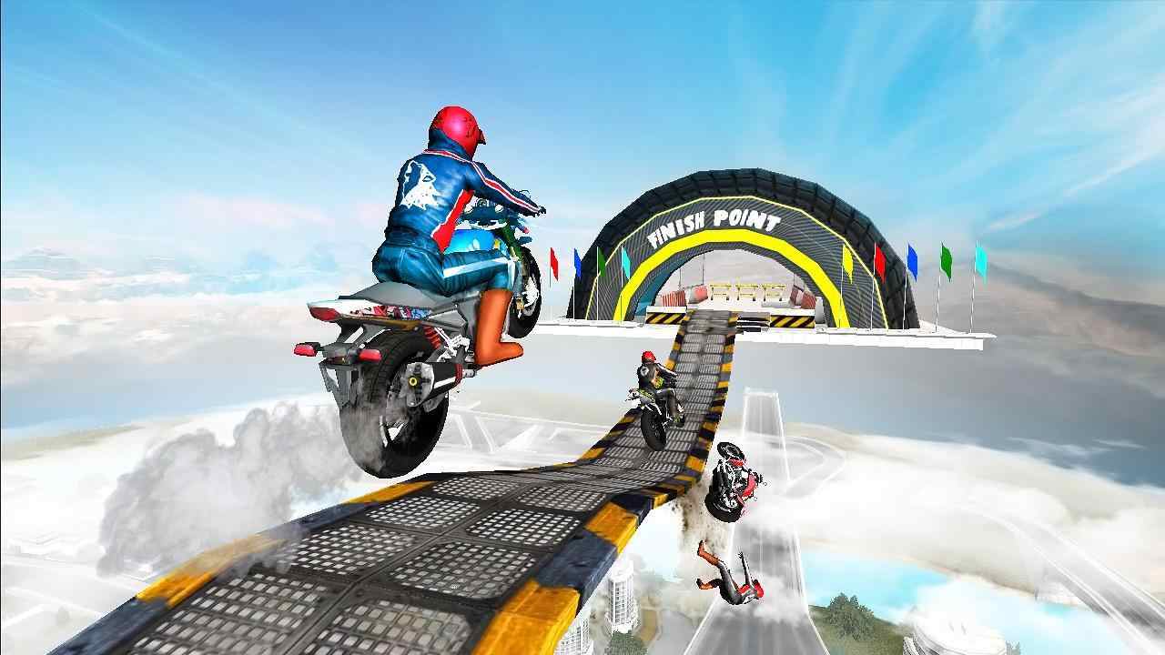 运动自行车特技