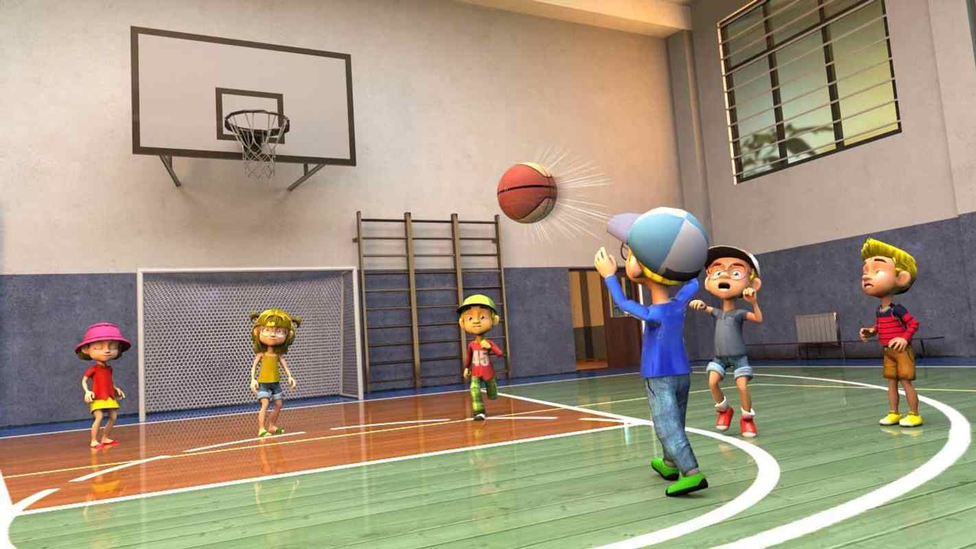 学校夏天的体育运动-游泳和射箭 学校夏天的体育运动-游泳和射箭