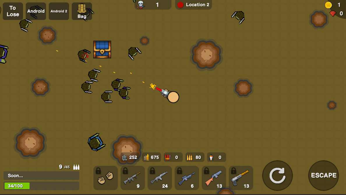 僵尸大逃杀：2D