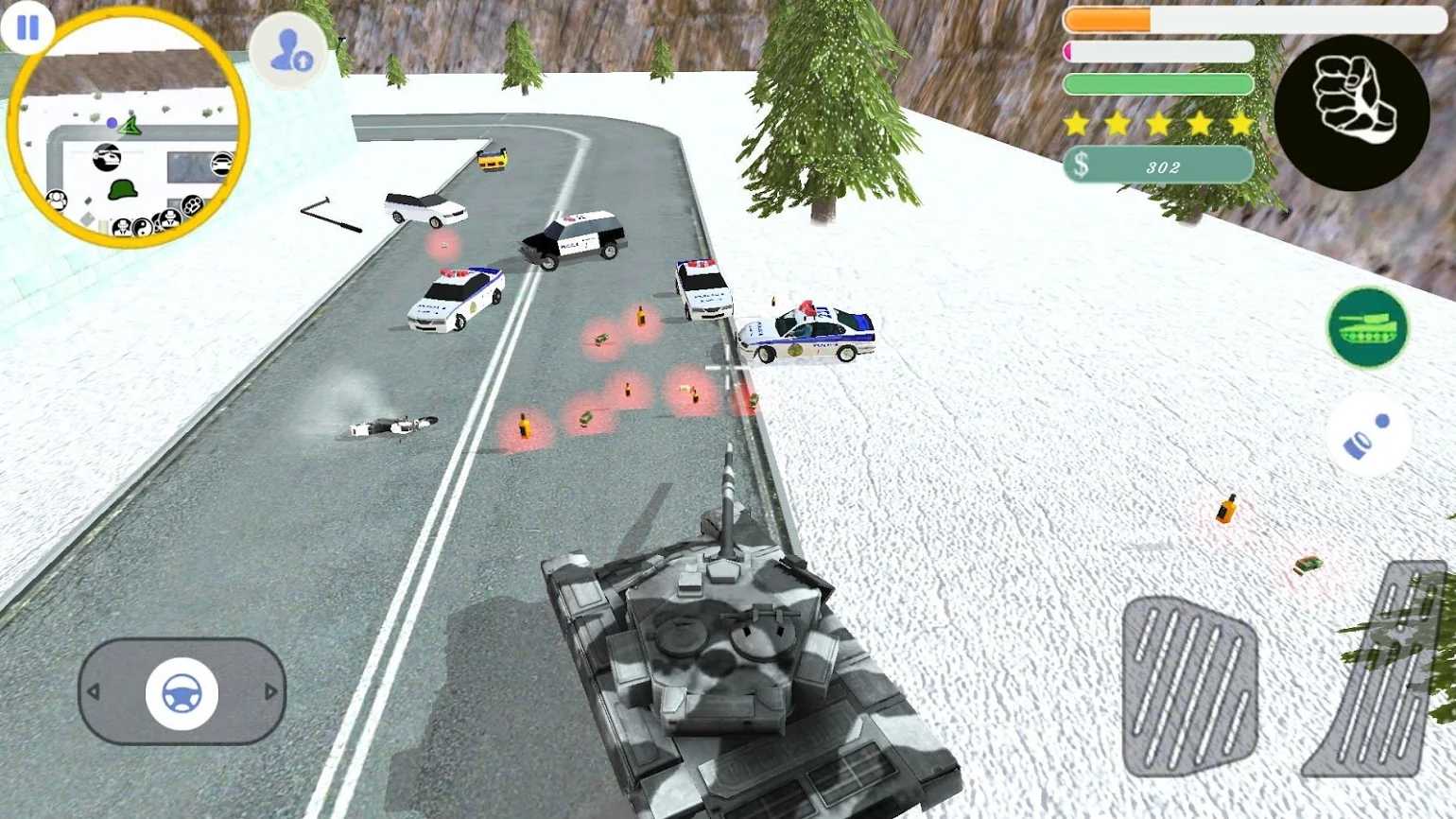 圣诞老人城市绳索英雄