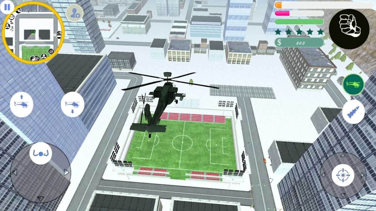 圣诞老人城市绳索英雄