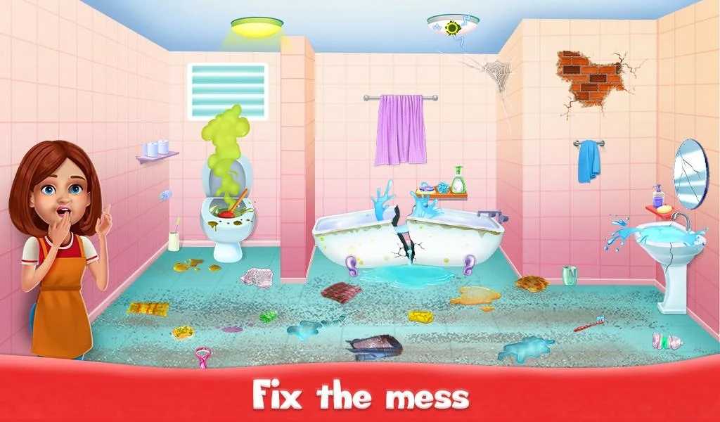 大房子清理和洗涤 大房子清理和洗涤