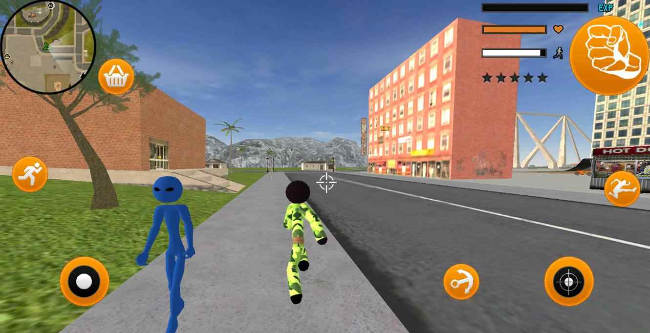 士兵突击火柴人绳索英雄