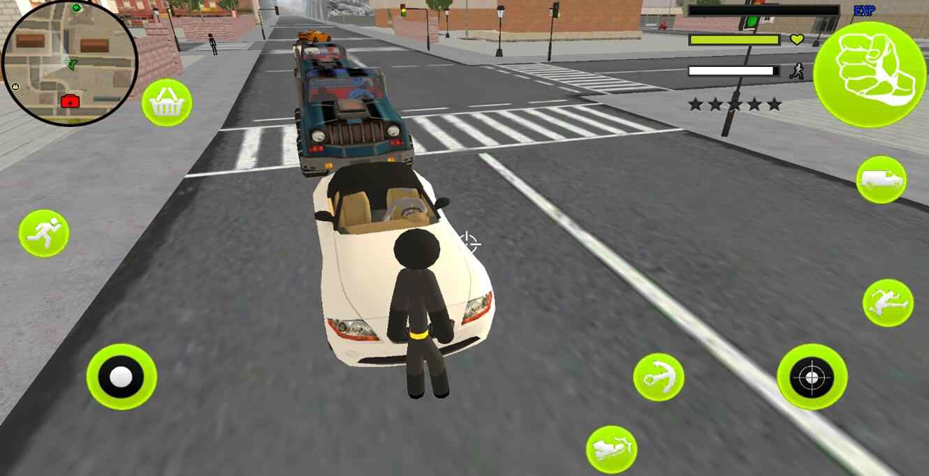 蝙蝠侠火柴人绳索英雄