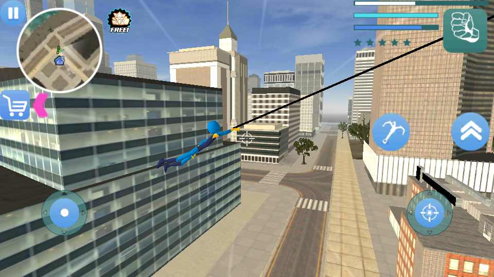 欧吉火柴人绳索英雄