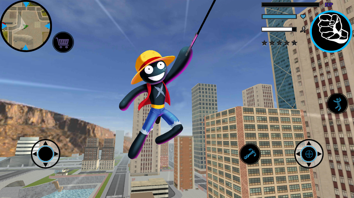 火柴人绳索英雄