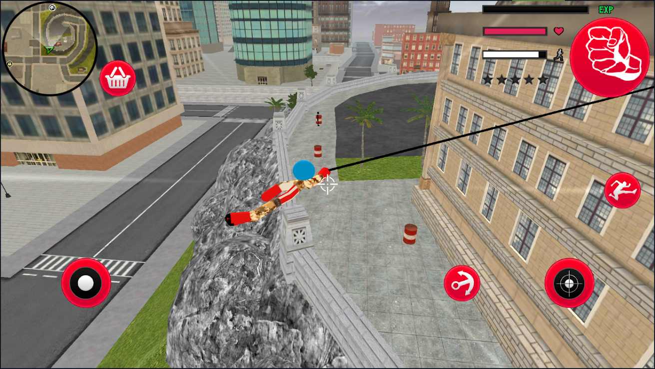 美国队长火柴人绳索英雄