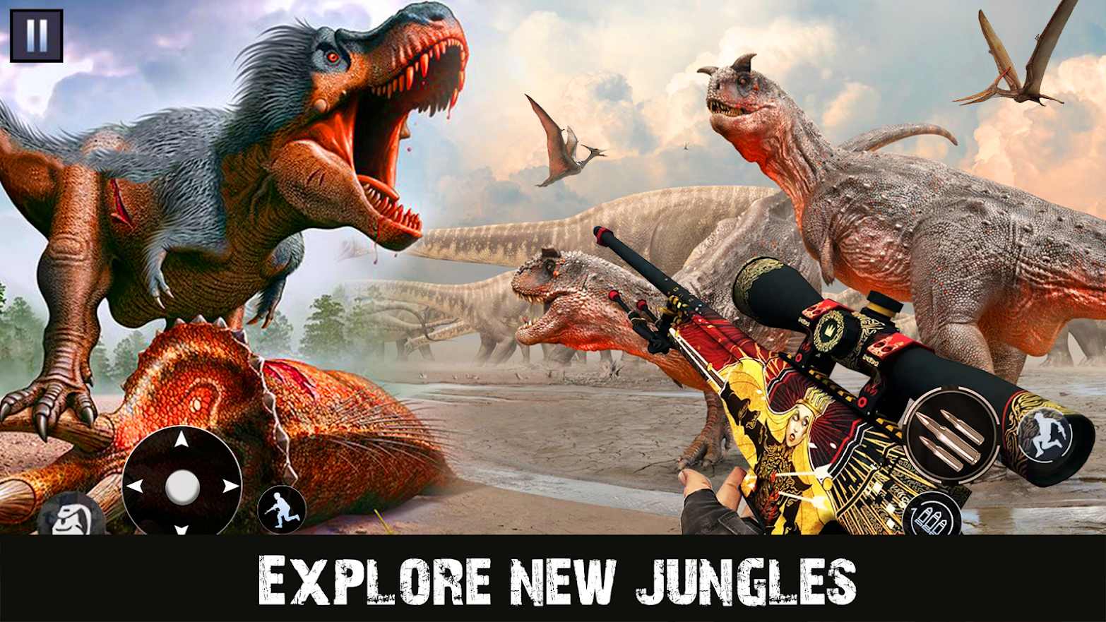 恐龙猎人狙击手射击