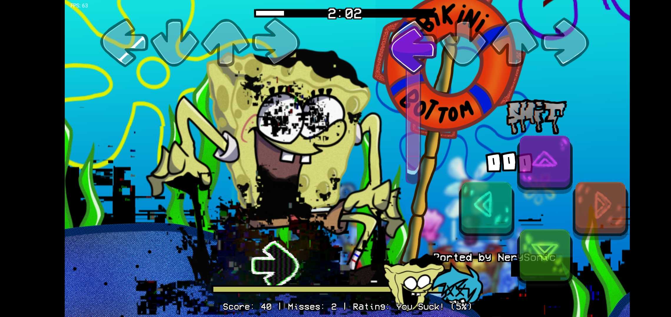 周五夜放克错误化海绵宝宝