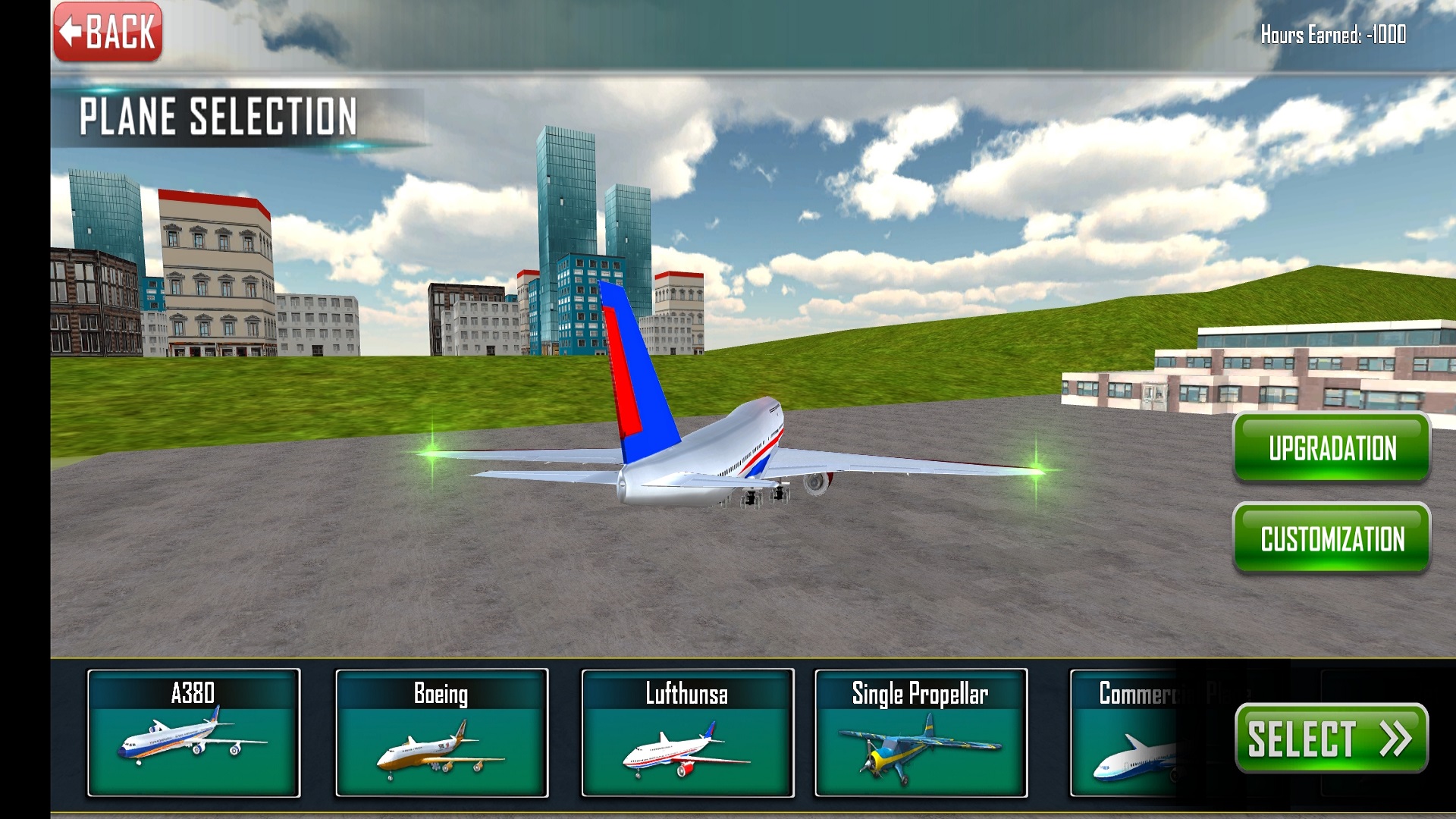 飞机着陆模拟器