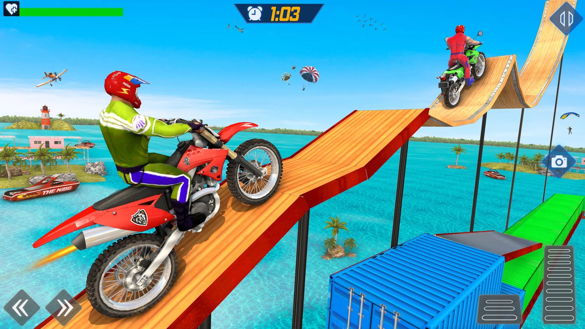 超级英雄自行车特技 超级英雄自行车特技