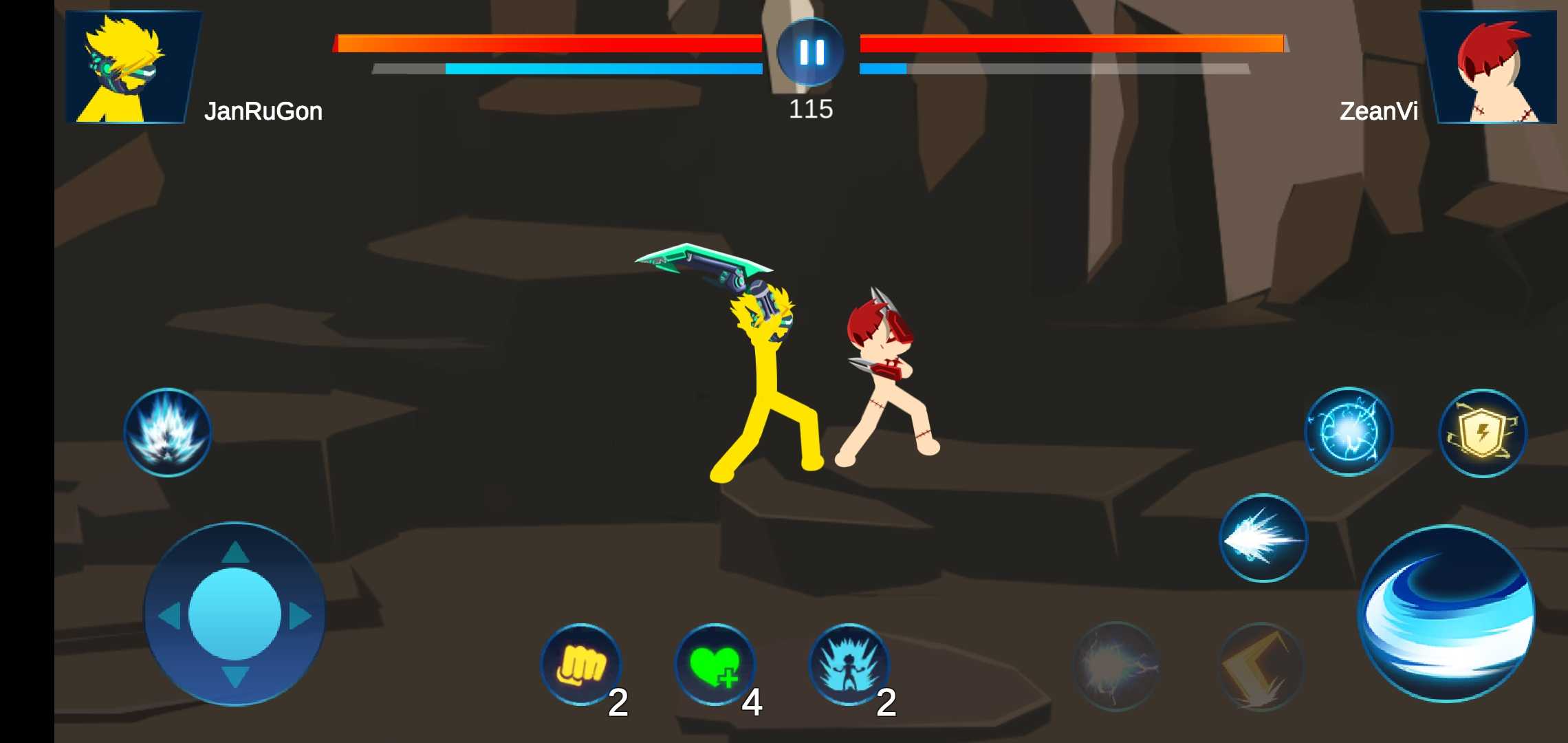 火柴人英雄战斗