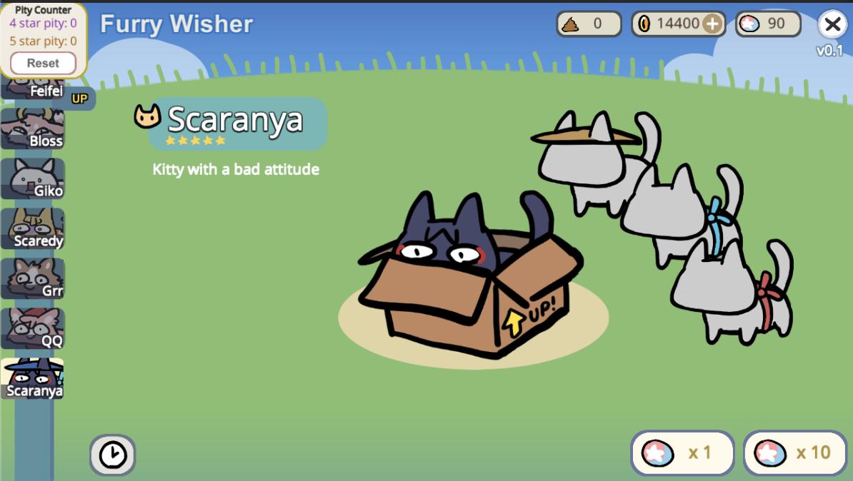 宠物愿望模拟器(这不是原神Furry版)