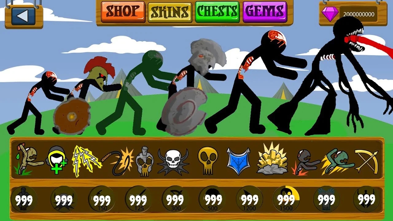 火柴人战争大量钻石版