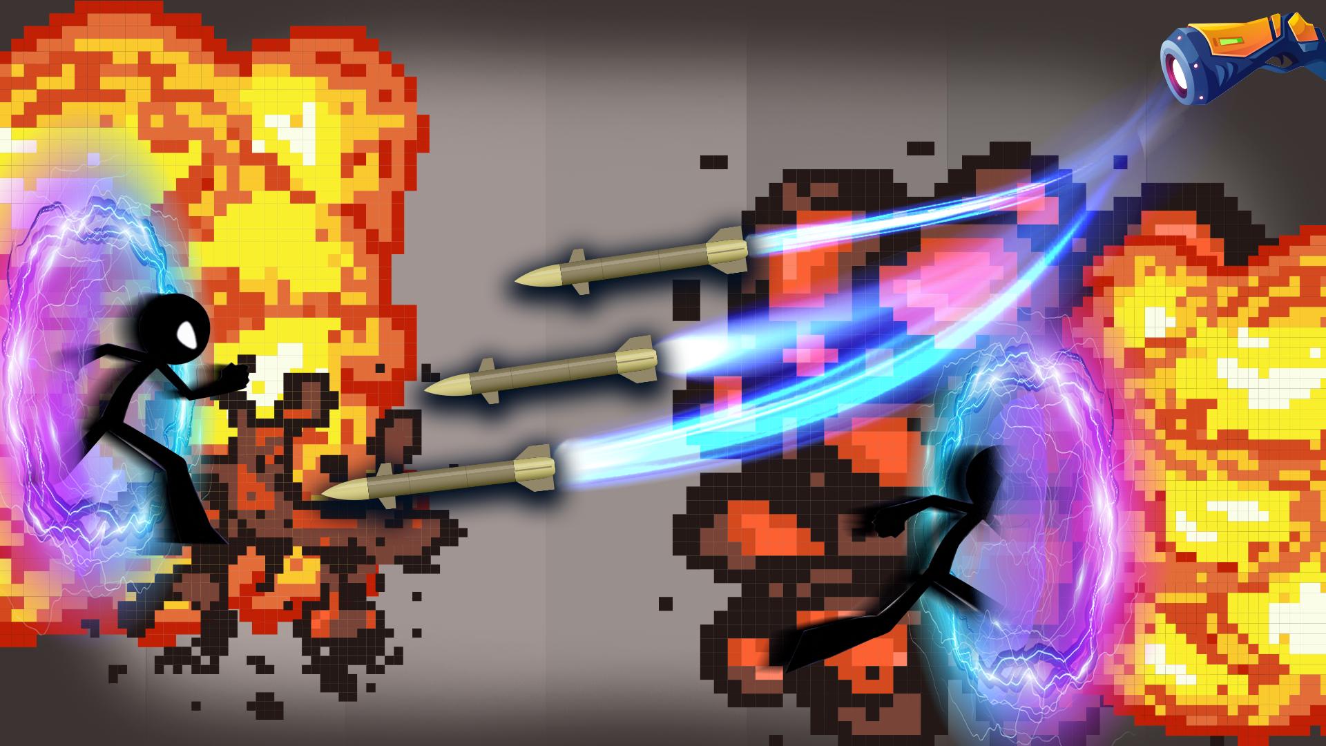 火柴人打破布娃娃骨头