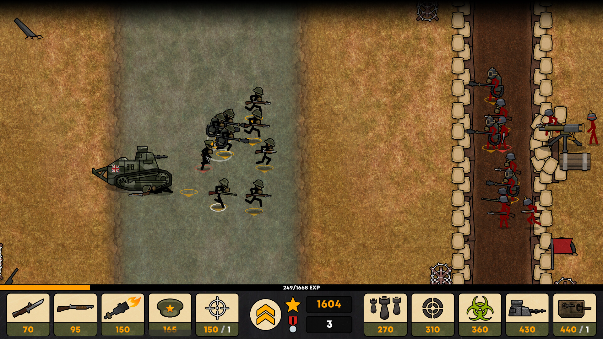 火柴人战壕(Stickman Trenches)