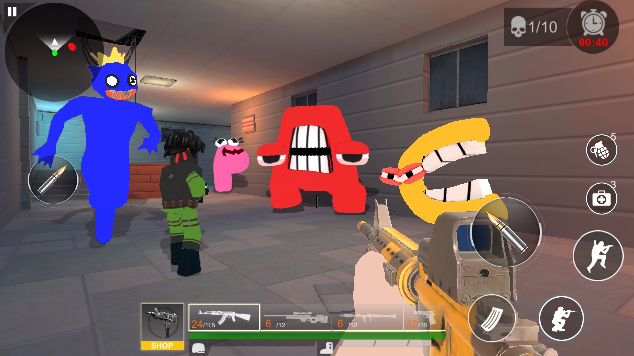 字母射击生存联机版 字母射击生存联机版