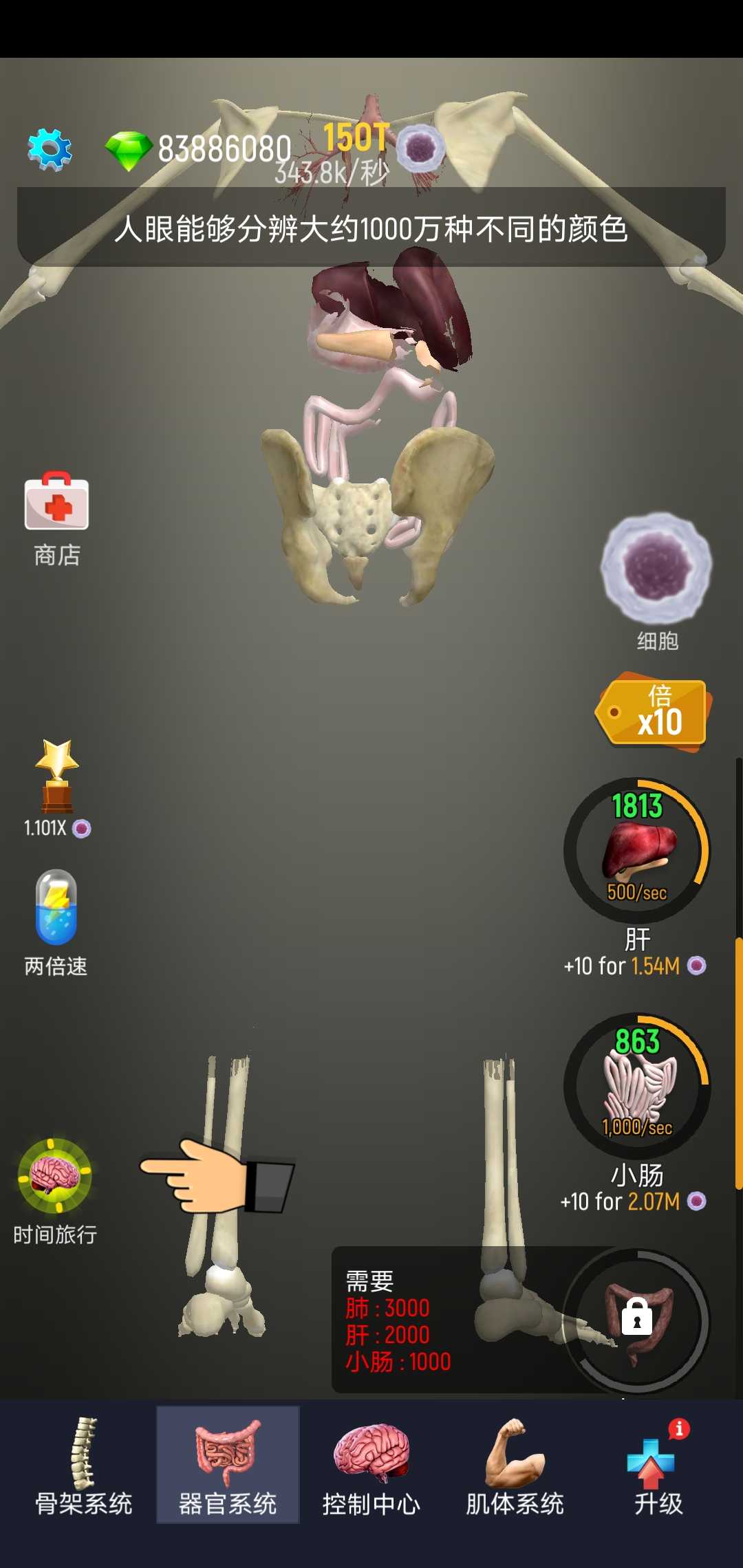 放置人类（辅助菜单）