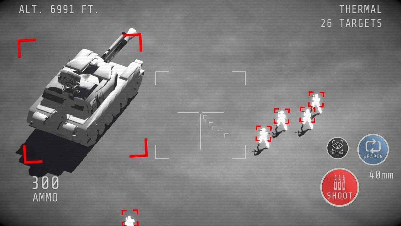 武装直升机攻击（辅助菜单）