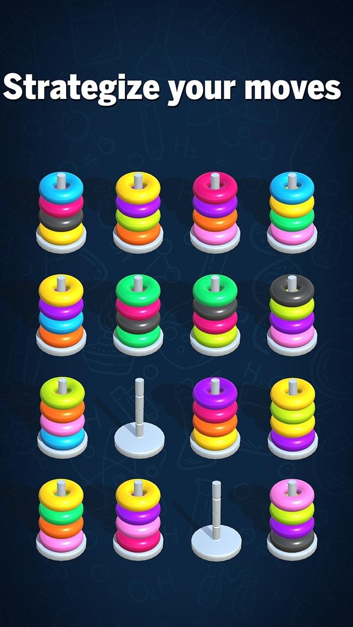 颜色环排序 颜色环排序