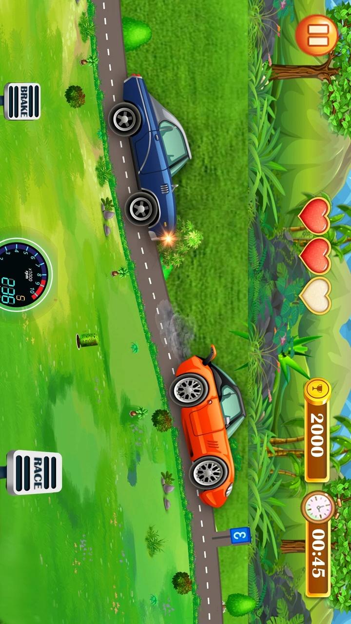 登山赛车爬山者