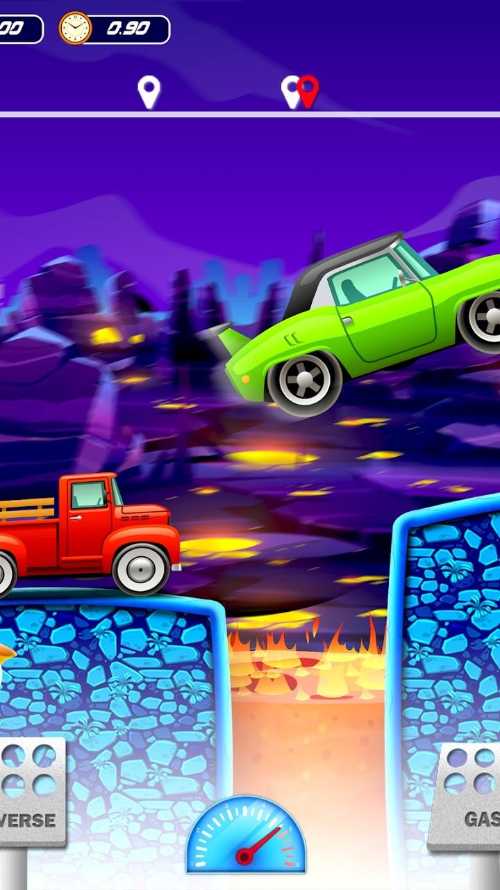 登山赛车爬山者