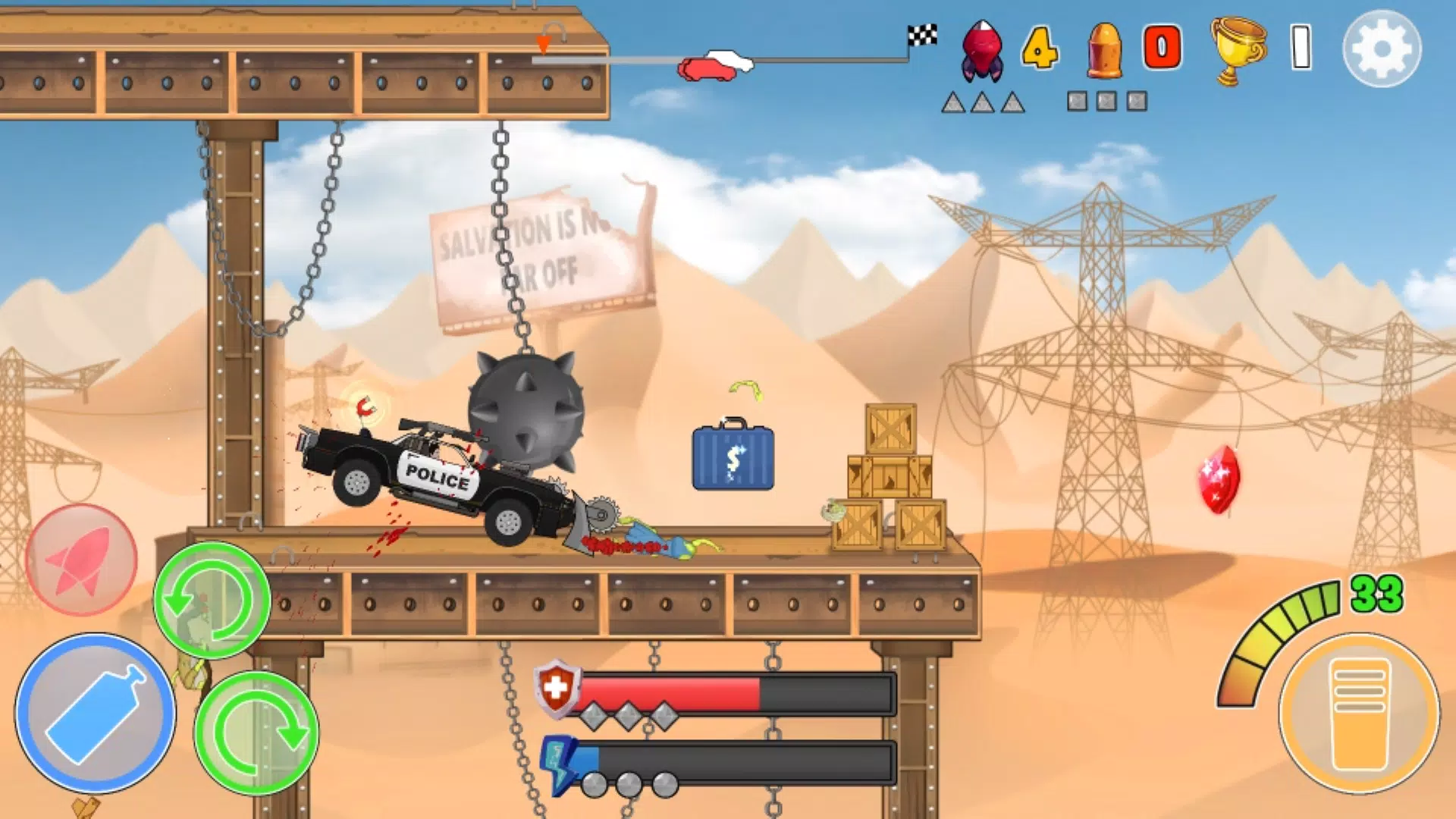 僵尸碰撞赛车 僵尸碰撞赛车