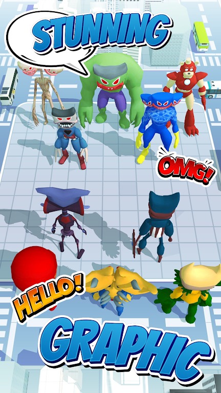 超级英雄VS蓝色怪物 超级英雄VS蓝色怪物