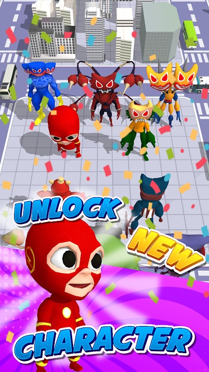 超级英雄VS蓝色怪物 超级英雄VS蓝色怪物