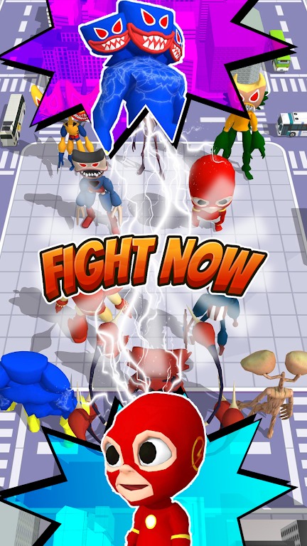 超级英雄VS蓝色怪物 超级英雄VS蓝色怪物