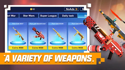 像素世界：FPS射击