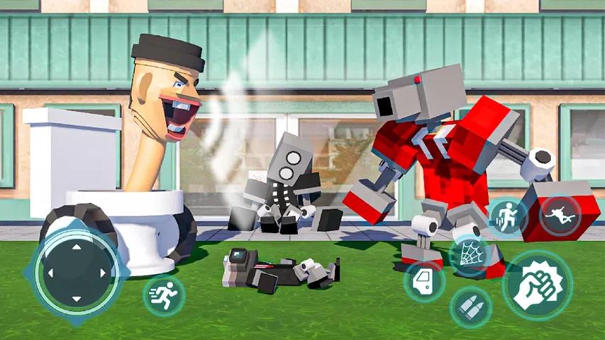 滑板手工艺：射击马桶头