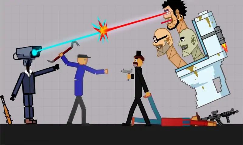 马桶人沙盒战斗